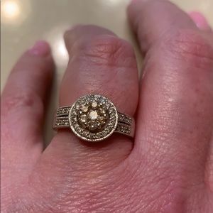 Zales Champagne Diamond Ring